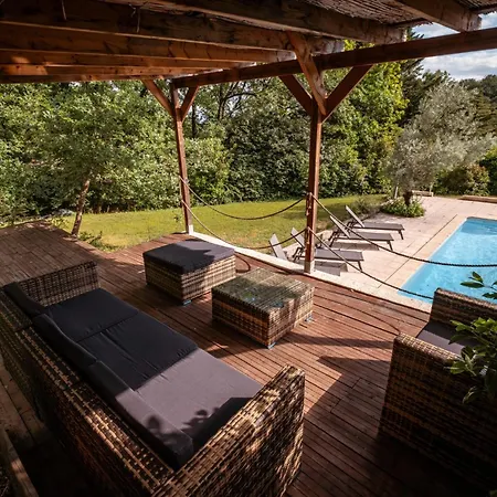 Tatil Evi Maison Du Tarn - Piscine Chauffee - Nature